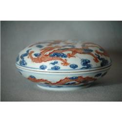 Blue  and  White  with  Red  of  Porcelain #1363958