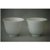 Image 1 : Pair  of  White  Porcelain  Cups  with  Mark  #1363961