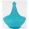 Image 1 : Houzex SPEAR Aqua Blue Onxglas Powder Jar #1364010