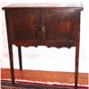 Image 1 : c.1870 French Walnut Petite Cupboard Cabinet #1364223