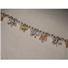 Image 1 : 14KTri-Color Butterfly Dragonfly Charm Bracelet#1364275