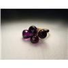 Image 1 : Estate 14K YG Faceted Amethyst Designer Ring #1364284