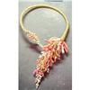 Image 1 : Cesare Sent Italian pearl & coral necklace #1364314