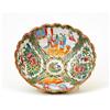 Image 1 : 19C Chinese Export Rose Medallion Scallop Bowl #1364354