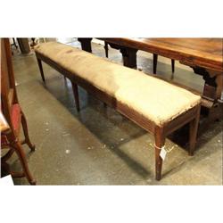 French Louis XVI Oak bench #1364520