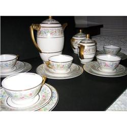 Limoges Signed Louis Pastaud Coffee set #1364574