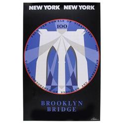 Robert Indiana Fine Art Poster, Brooklyn Bridge#1370271