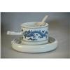 Miniature   blue  and  white  porcelain  mill  #1370332