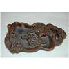 Antique  Chinese Carved  Fine Wood Brushwasher #1370345