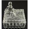 Image 1 : DELILAH 1 Art Deco Depression Glass Dresser Box#1370461