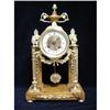 Image 1 : A French ormolu-mounted  marble mantel clock #1370937
