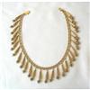 Image 1 :  VINTAGE 14K Y GOLD FRINGE CHOKER w. 280 SAPP. #1331501