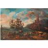 Image 1 : Mediterranean Harbour Scene with Merchants #1331509