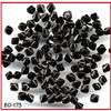 Image 1 : 5000 CZECH VINT BLACK GL FACETED HEXAGONAL #1343541