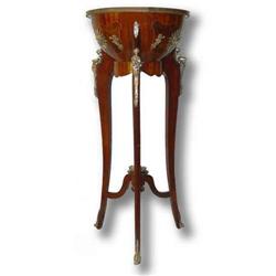 FRENCH EMPIRE STYLE PEDESTAL W/MARBLE TOP #1364674