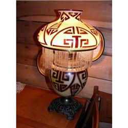 Bradley and Hubbard Lamp Oriental Design #1364677
