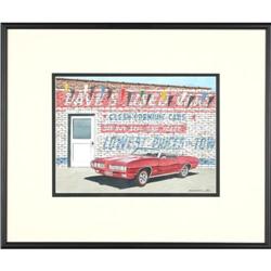 Original watercolor painting entitled, ?GTO? #1364686