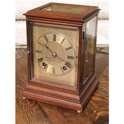 Quarter chiming 4 glass mantle clock #1364710