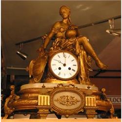 Gilt figure holding a globe #1364719