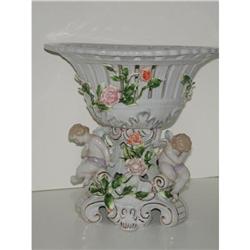Meissen style centerpiece w/cherubs/angels #1364979
