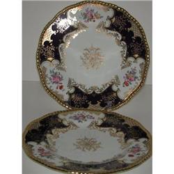 (12) Coalport plates w/hand painted floral #1364980