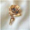 Image 1 : GUBELIN 18K-DIAMOND SIGNED ROSE PIN #1365089