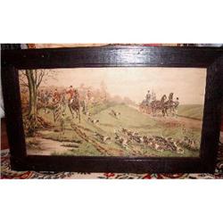 Francis Cecil Boult Watercolor "Fox Hunt" 1870 #1365125