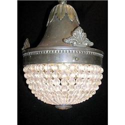 French Chandelier Light Crystal Baccarat 1900 #1365141
