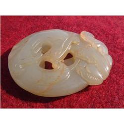 Antique white jade carving #1365161