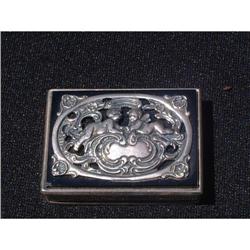 19th.-20th. century sterling silver box #1365191