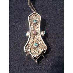 18th.-19th. century Tibetan silver  pendant #1365203