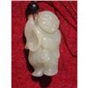 Image 1 : 18th. century white jade carving in shape of #1365267