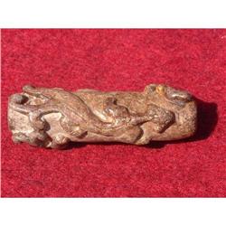 Han period brown jade carving in shape #1365269