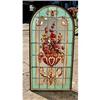 Image 1 : Stained glass panel , mint!!!!! #1365317