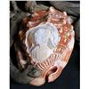 Image 1 : Italian Handcarved Shell Portrait Cameo Conch #1365386