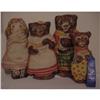 Image 1 : Doll Cloth GOLDILOCKS THREE BEARS 1930s #1365501