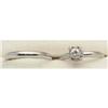 Image 1 : Wedding Set. 14k white gold & Diamonds #1365506