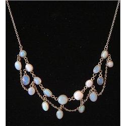 Antique Opal Necklace #1365619