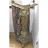 Image 1 : Antique Neoclassical Gilded Spelter Pedestal #1371091