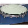 Image 1 : Silverplated beveled mirror plateau #1371361