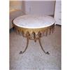 Image 1 : Antique Metal and Marble table-midcentury #1404002