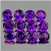 Image 1 : Ntural  Purple Amethyst Natural 12 Pcs{Flawless-VVS1}