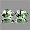 Image 1 : Natural Green Amethyst Pair 14x10 MM - Flawless