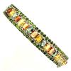 Image 1 : Natural Sapphire &  Chrome Diopside 96 Carats Bangle