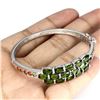 Image 3 : Natural Chrome Diopside Sapphire 77.70 Cts Bangle