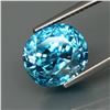 Image 1 : Natural Blue Cambodian Zircon 10.66 Ct