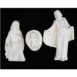 Vintage  Mary, Joseph and Baby Jesus Signed By Artist