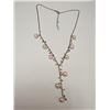 Image 2 : Silver Freshwater Pearl Adjustable Length Necklace (~length 16-18inches), Suggested Retail Value $30