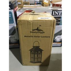 Steady Doggie Metallic Solar Lantern