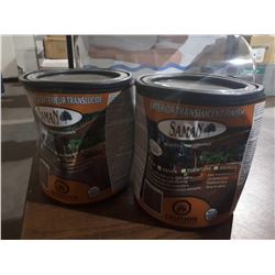 SamanExterior Translucent Finish(946mL) Lot of 2